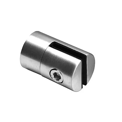 Blechhalter Anschluss flach / für Blech 2-4mm / Aussen ø 25mm Höhe 40mm / Schenkelmaß 15mm / geschliffen / V2A 